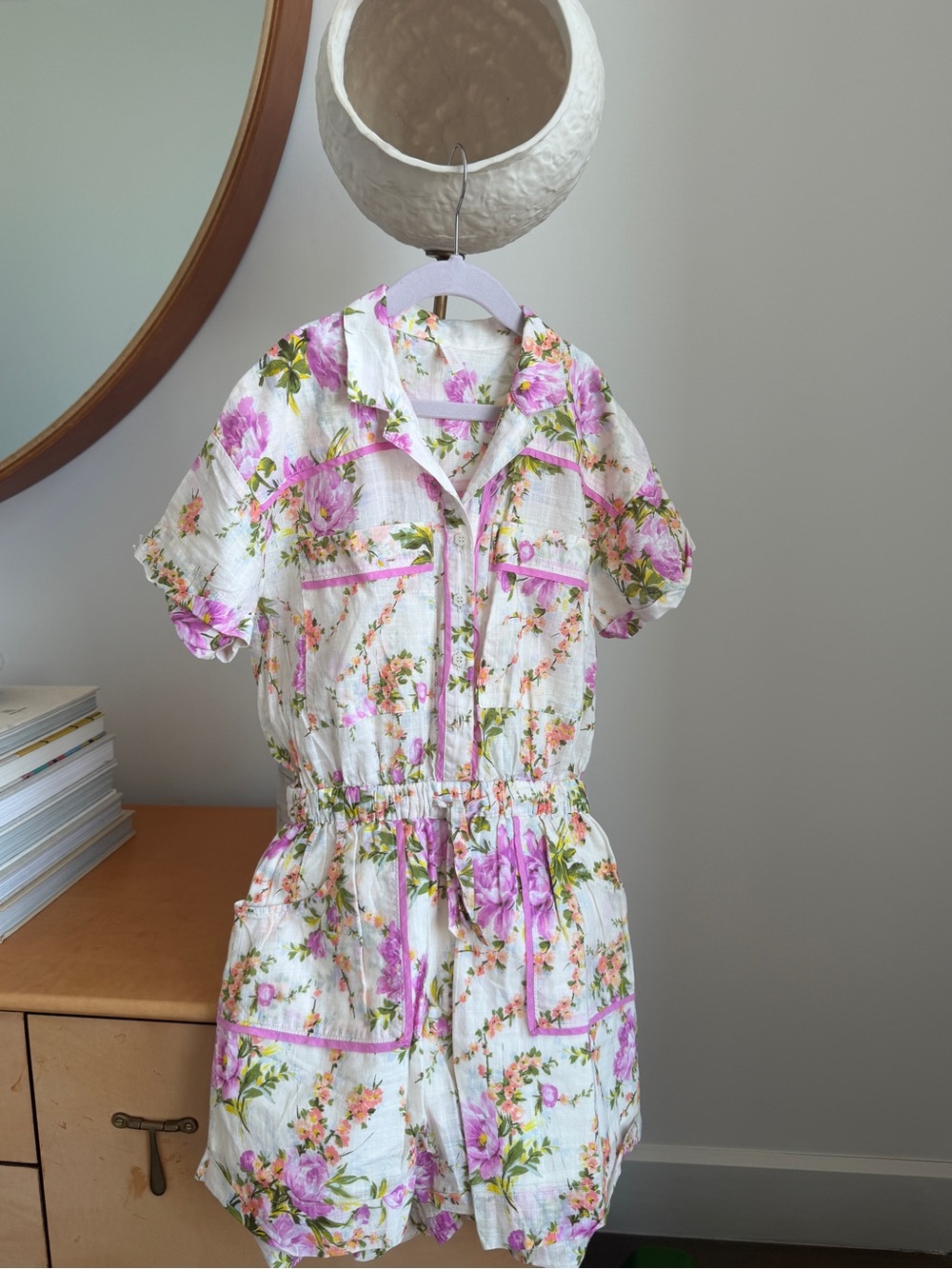 Zimmermann Girls Floral Print Romper. Size 10-14 years.